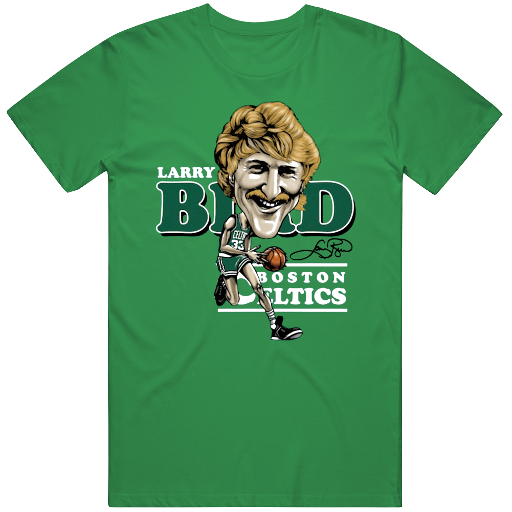 Larry Bird Boston Celtics legend caricature shirt, hoodie, sweater