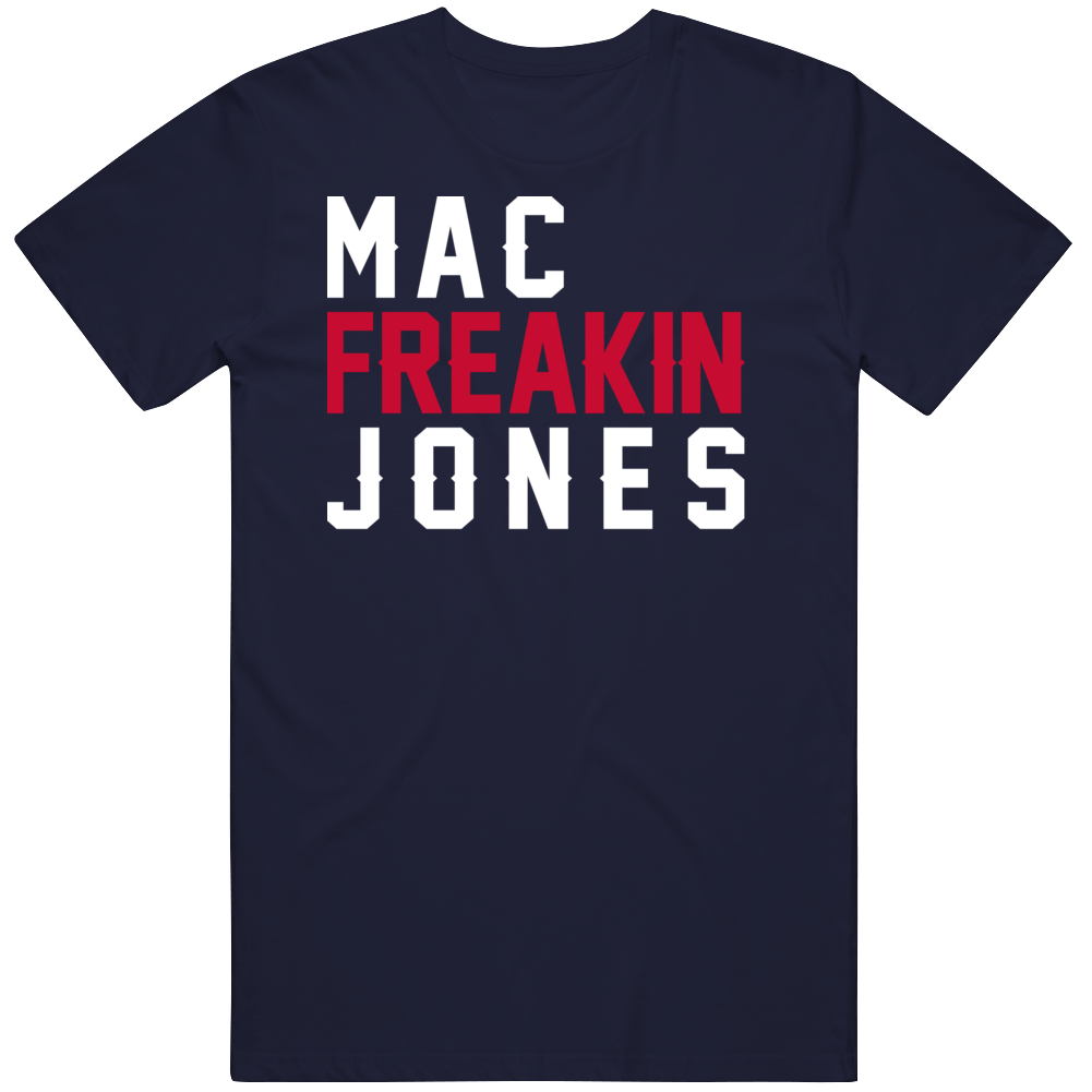 Mac Jones MAC 10 New England Football Fan T Shirt – BeantownTshirts