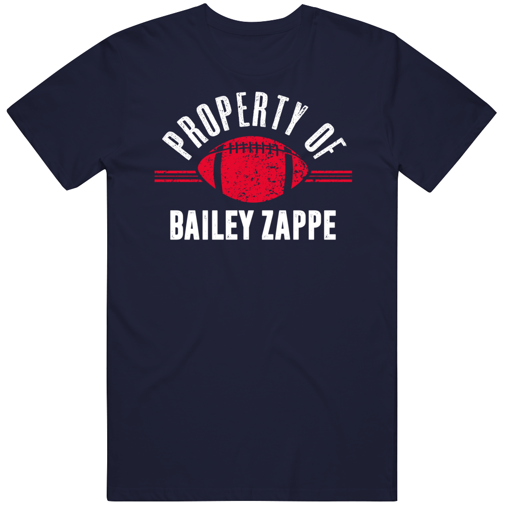 BeantownTshirts Bailey Zappe Freakin New England Football Fan V2 T Shirt Ladies / White / Small