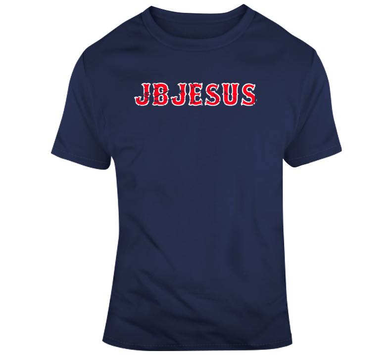 Jackie Bradley Jr Jbjesus Distressed Boston Baseball Fan T Shirt