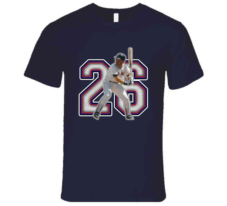 BeantownTshirts Wade Boggs 26 Legend Boston Baseball Fan T Shirt Premium / Navy / Small