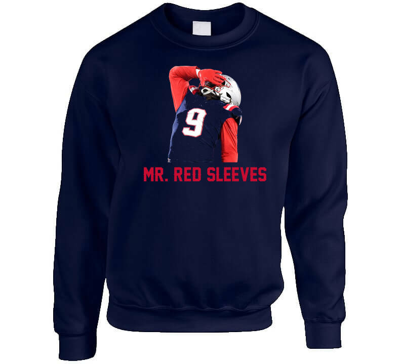 BeantownTshirts Matt Judon Mr Red Sleeves New England Football Fan T Shirt Premium / Navy / 2 X-Large