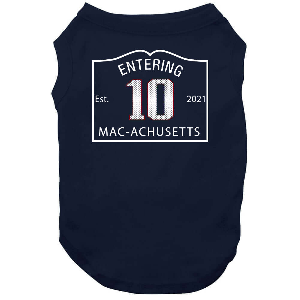 New England Football Navy T-Shirt , MAC JONES #10 Patriots