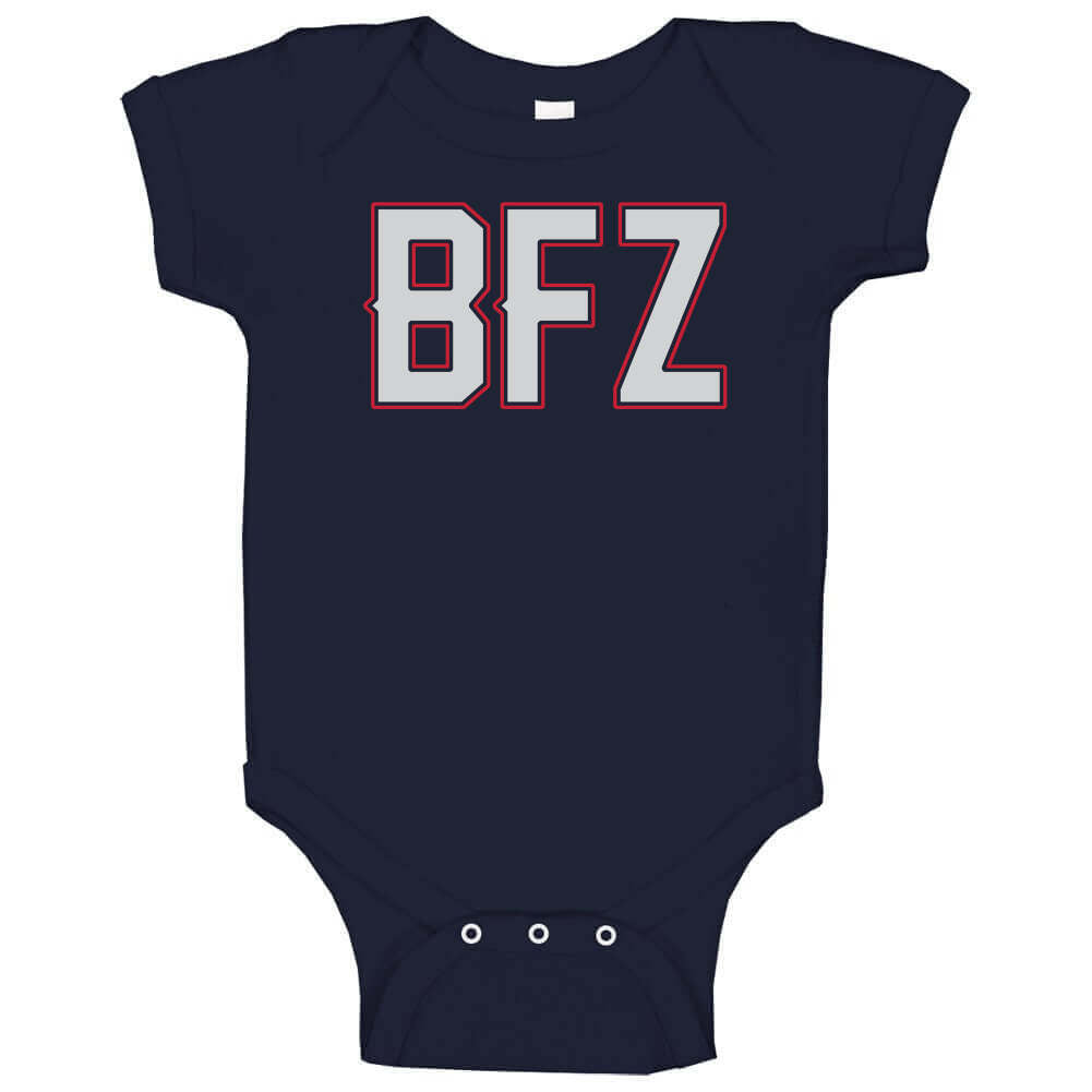 BeantownTshirts Bailey FN Zappe BFZ New England Football Fan T Shirt Kids / Navy / Small (Youth)