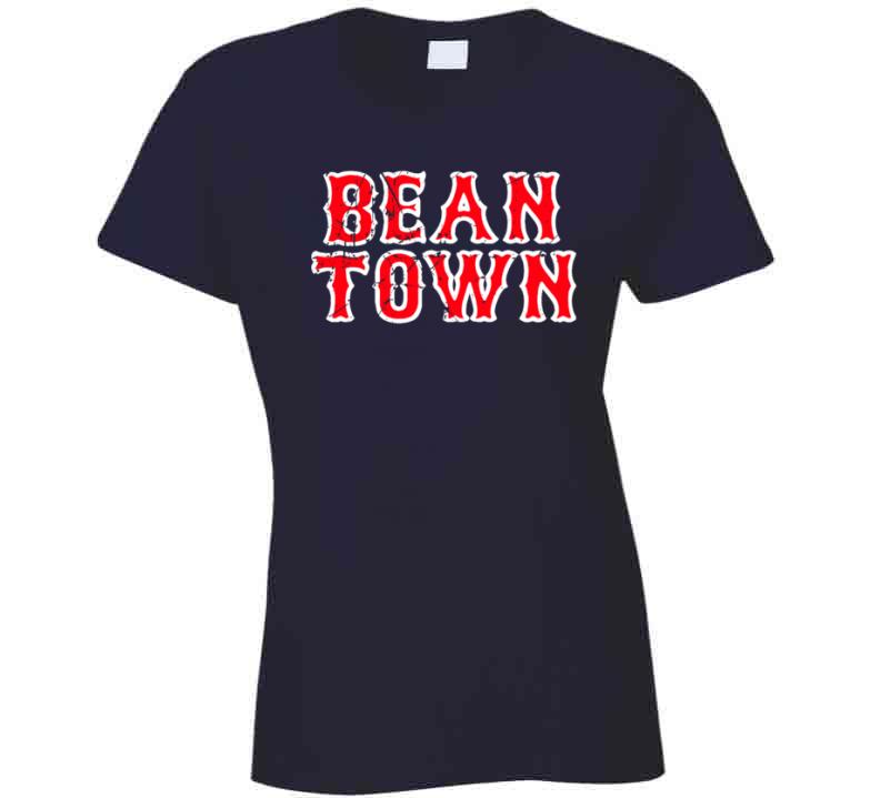 BeantownTshirts Yankees Suck Boston Baseball Fan T Shirt Ladies Premium / Navy / Medium