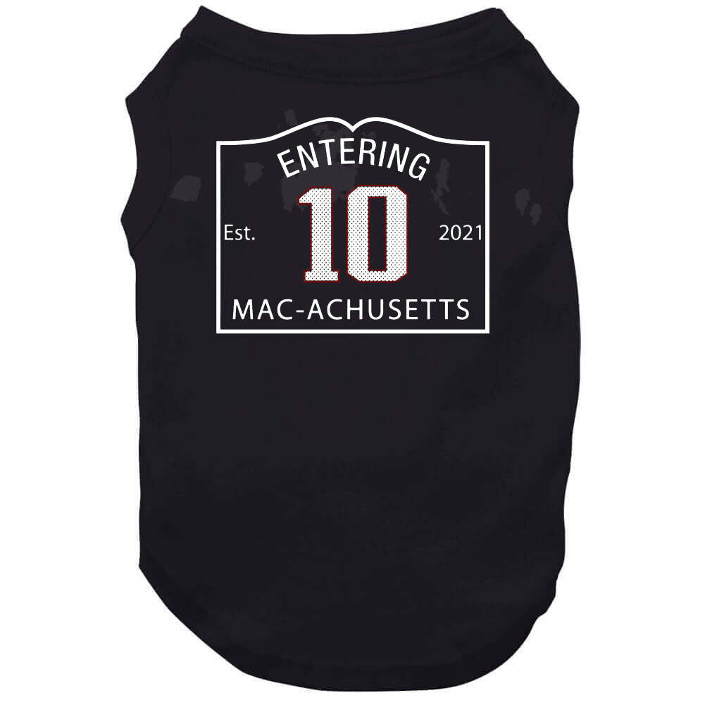 Mac Jones MAC 10 New England Football Fan T Shirt – BeantownTshirts