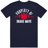 Drake Maye Property Of New England Football Fan T Shirt