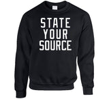 State Your Source Boston Basketball Fan T Shirt