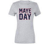 Drake Maye Distressed New England Football Fan  T Shirt