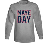 Drake Maye Distressed New England Football Fan  T Shirt