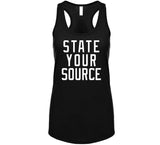 State Your Source Boston Basketball Fan T Shirt