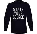 State Your Source Boston Basketball Fan T Shirt