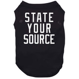 State Your Source Boston Basketball Fan T Shirt