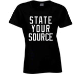 State Your Source Boston Basketball Fan T Shirt