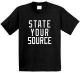 State Your Source Boston Basketball Fan T Shirt