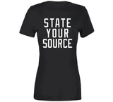 State Your Source Boston Basketball Fan T Shirt