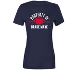 Drake Maye Property Of New England Football Fan T Shirt