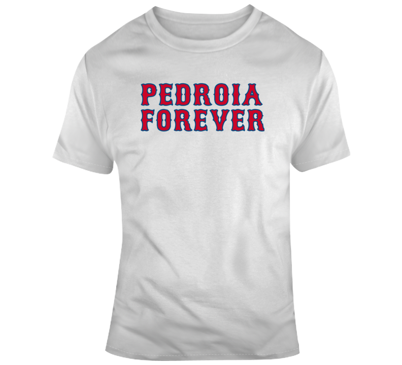 Pedroia T Shirt 100% Cotton Tee Dustin Pedroia Massaxhusetts Baseball Sports