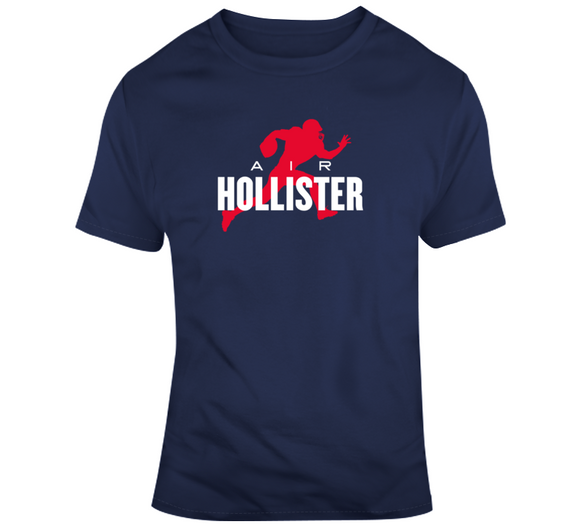 Hollister Women's Men's Size L Cotton T-Shirt Top Tee Short Sleeve Blue