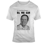 New England  Bill Wins Again Biff Back To The Future Parody Football  T Shirt