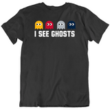 I See Ghosts Defense New England Football Fan T Shirt