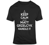 Matt Grzelcyk Keep Calm Boston Hockey Fan T Shirt