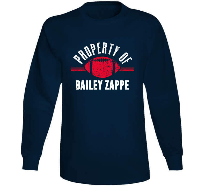 BeantownTshirts Bailey FN Zappe BFZ New England Football Fan T Shirt Kids / Navy / Small (Youth)