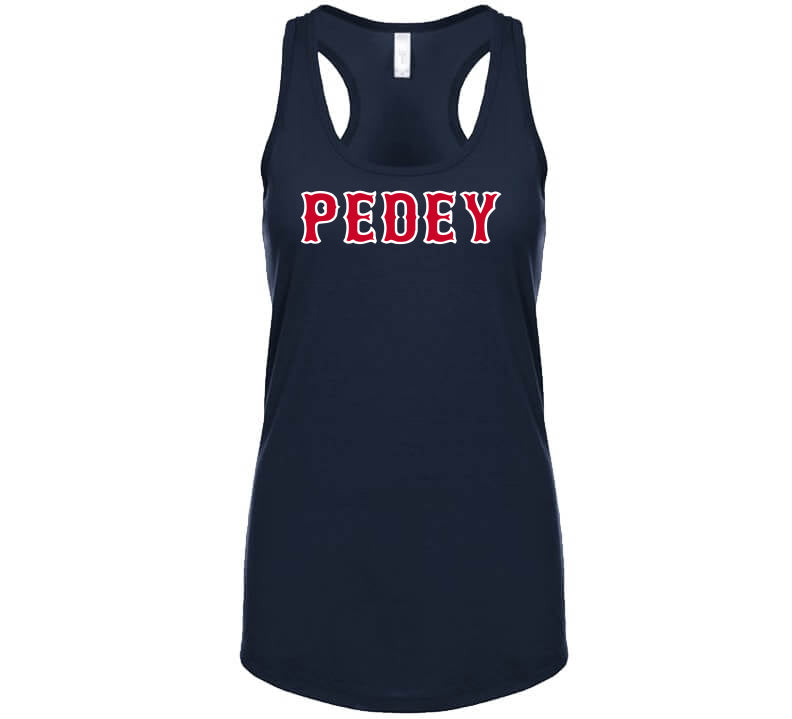 BeantownTshirts Dustin Pedroia Nickname Pedey Boston Baseball Fan T Shirt Crewneck Sweatshirt / Navy / X-Large
