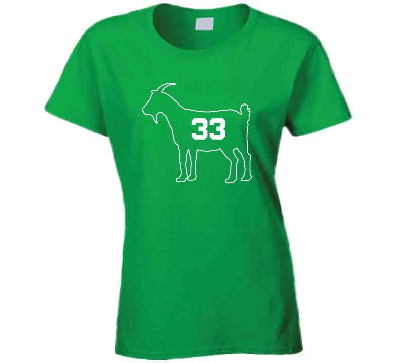 Larry Bird Goat 33 Outline Boston Basketball Fan T Shirt – BeantownTshirts