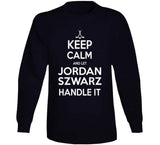Jordan Szwarz Keep Calm Boston Hockey Fan T Shirt