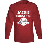 Jackie Bradley Jr We Trust Boston Baseball Fan T Shirt