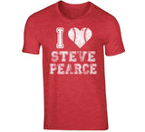 Steve Pearce I Heart Boston Baseball Fan T Shirt