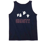 Ghosts New England Defense Football Fan Distressed T Shirt