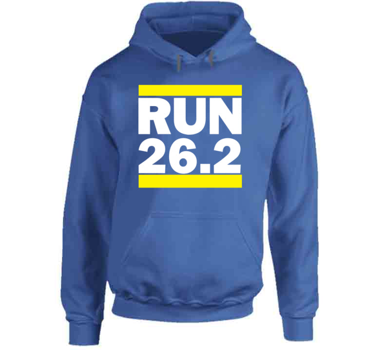 26.2 Run Boston Race Icons T-Shirt Long Sleeve / Navy / XL