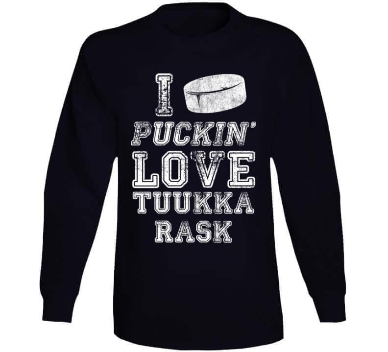 Women's Boston Bruins Purple Tuukka Rask #40 Hockey Fights Cancer T-shirt