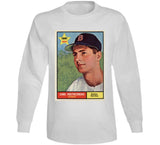 Carl Yastrzemski Rookie Card Boston Baseball Fan V2 T Shirt