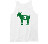 Jayson Tatum Goat 0 Boston Basketball Fan Distressed   T Shirt