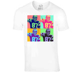 Rob Gronkowski The Gronk Warhol Style New England Football Fan T Shirt