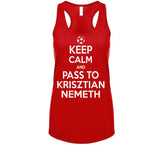 Krisztian Nemeth Keep Calm Pass To New England Soccer T Shirt