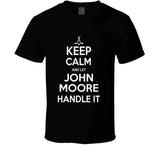 John Moore Keep Calm Boston Hockey Fan T Shirt