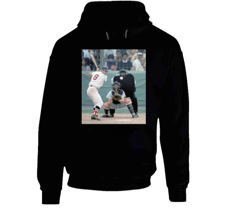 BeantownTshirts Carl Yastrzemski Boston Baseball Card Fan V2 T Shirt Hoodie / White / Large