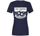 Cody Cropper For President New England Soccer T Shirt