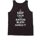 Anton Blidh Keep Calm Boston Hockey Fan T Shirt