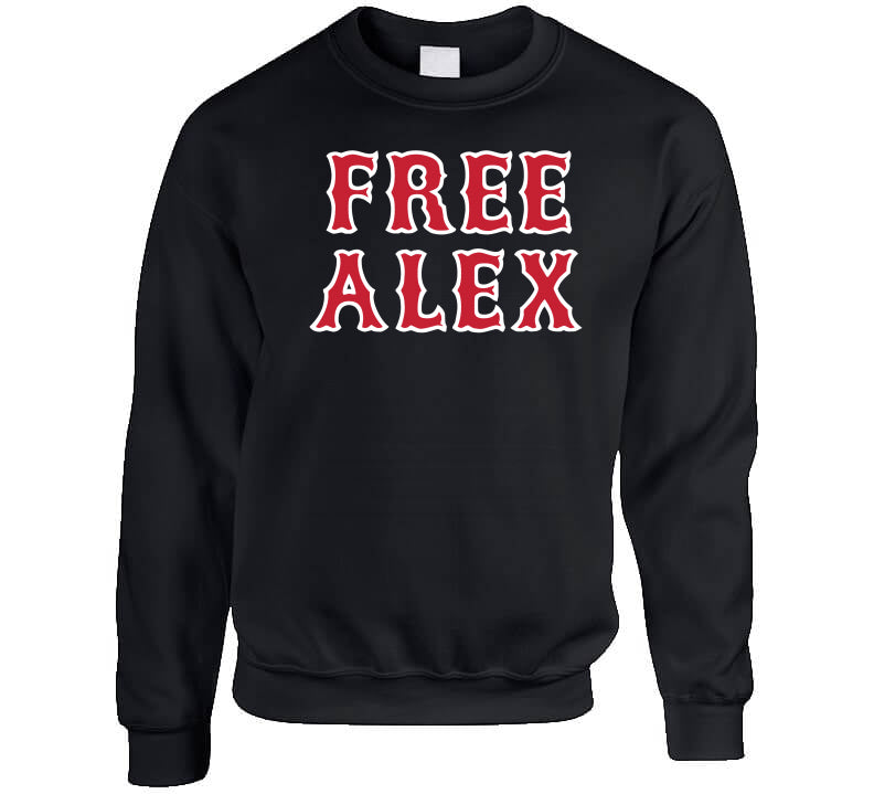BeantownTshirts Alex Cora We Trust Boston Baseball Fan T Shirt Long Sleeve / Red / X-Large
